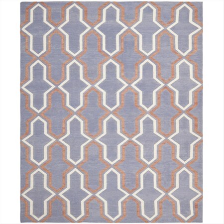 Safavieh 9 Ft. X 12 Ft. Large Rectangle Contemporary Dhurries- Purple And Multi- Flatweave Rug DHU559A-9